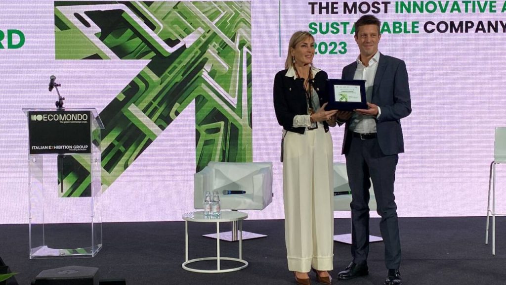 HBI premiata per la tecnologia innovativa green a Ecomondo