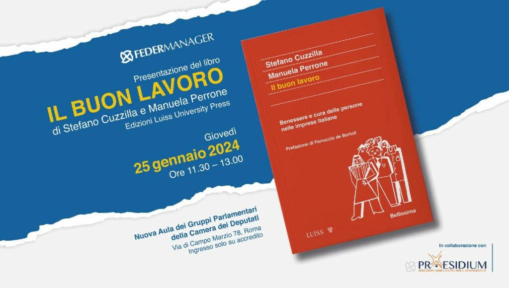 Il buon lavoro, un libro per riflettere su un nuovo rapporto di fiducia tra lavoratori e aziende