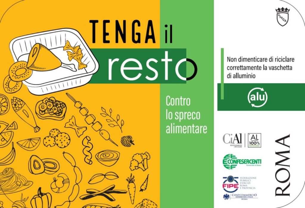 Tenga il resto, contro lo spreco alimentare nei ristoranti di Roma